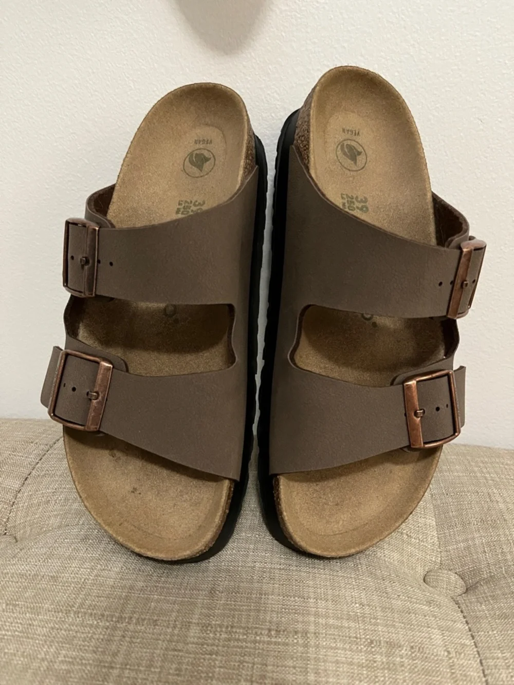 Birkenstock Papillio Brown Double Strap Sandals - Picture 3 of 5